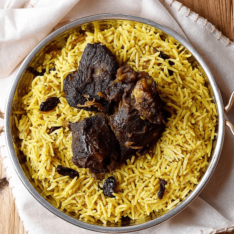 Delicious Goat Biryani: A Flavorful Indian Specialty