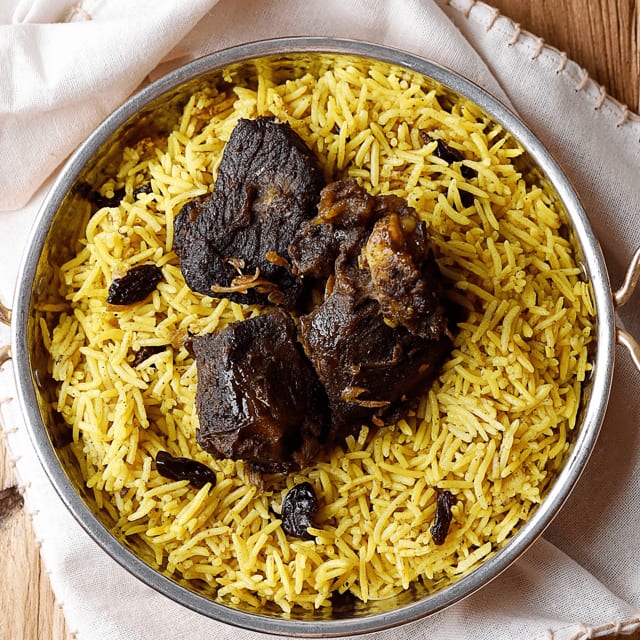 Goat Biryani.