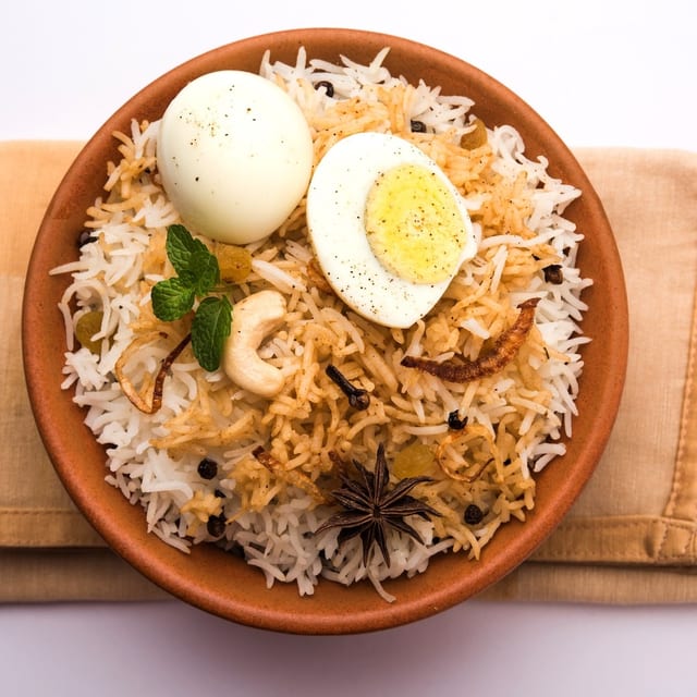 Egg Biryani.